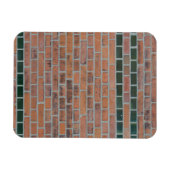 Backsteinwand Magnet (Horizontal)