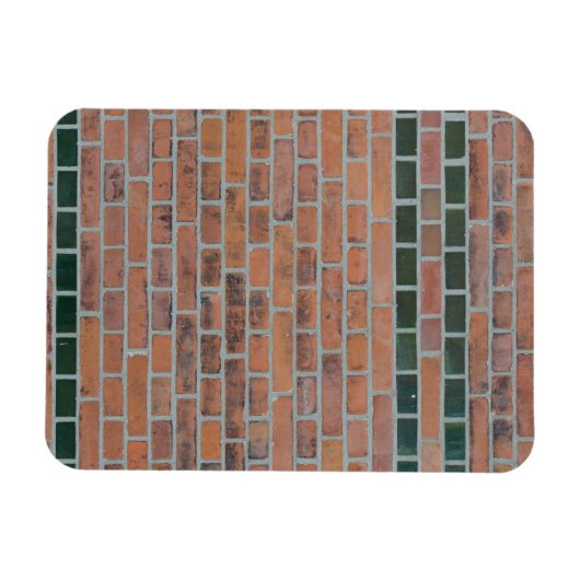 Backsteinwand Magnet (Horizontal)