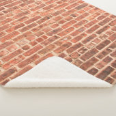 Backsteinwand mit dunklem Gradient an der Wand, Sherpadecke (3/4)