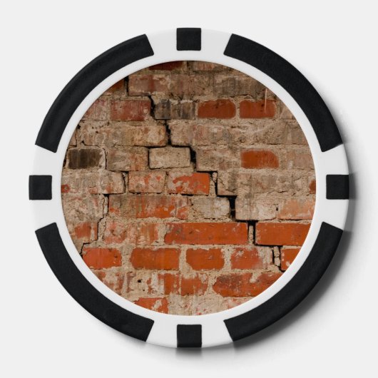 Backsteinwand Pokerchips (Vorderseite)