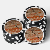 Backsteinwand Pokerchips (Stapel)