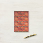 Backsteinwand Post-it Klebezettel (Auf Schreibtisch)