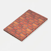 Backsteinwand Post-it Klebezettel (angewinkelt)