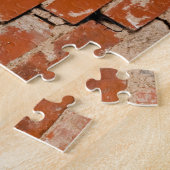 Backsteinwand Puzzle (Seite)