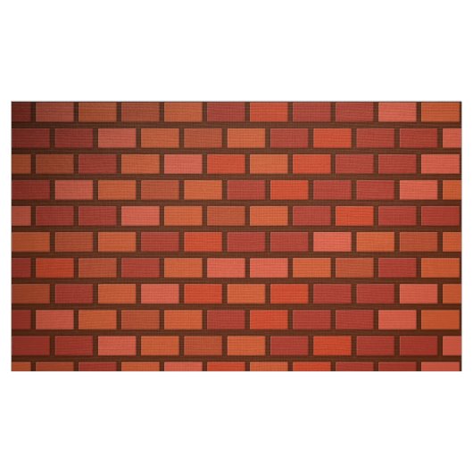 Backsteinwand Stoff (Fat Quarter (45,7 x 55,9 cm))