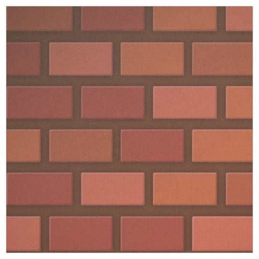 Backsteinwand Stoff (Muster)