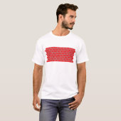 Backsteinwand T-Shirt (Vorne ganz)