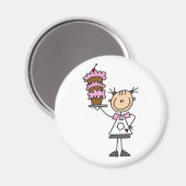 BackStrichmännchen Magnet (Vorderseite/Rückseite)