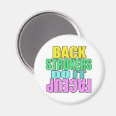 Backstroker tun es offen magnet (Vorderseite/Rückseite)