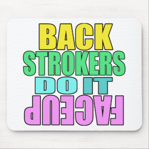 Backstrokers tun es nach oben mousepad