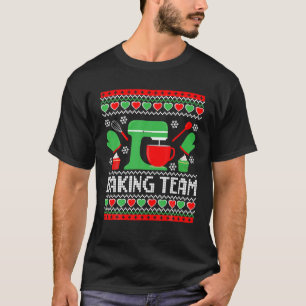 Backteam hässliches Weihnachten T-Shirt