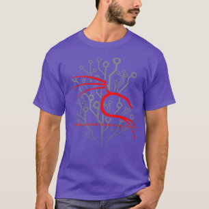 Backtrack Kali Linu Design mit Dragon und Red T-Shirt