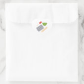Backtriebmittel Herz-Aufkleber (Tasche)