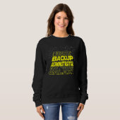 Backup Administrator Cool Galaxy-Auftrag Sweatshirt (Vorne ganz)