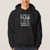 Backup plan is the original plan with margaritas a hoodie (Vorderseite)
