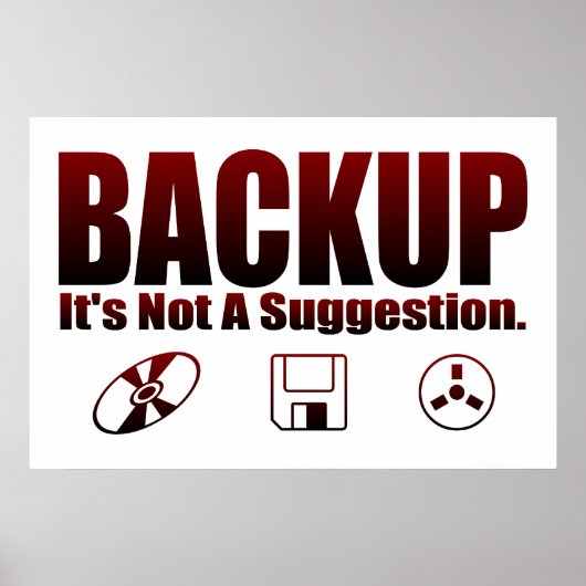 Backup! Poster (Vorne)