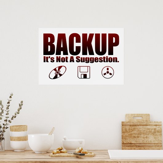 Backup! Poster (Küche)