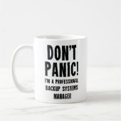 Backup Systems Manager Kaffeetasse (Links)