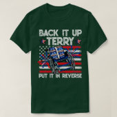 Backup Terry Setzen Sie es in Reverse Fireworks 4 T-Shirt (Design vorne)