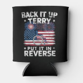 Backup Terry setzen Sie es in umgekehrte Feuerwerk Dosenkühler (Vorderseite)