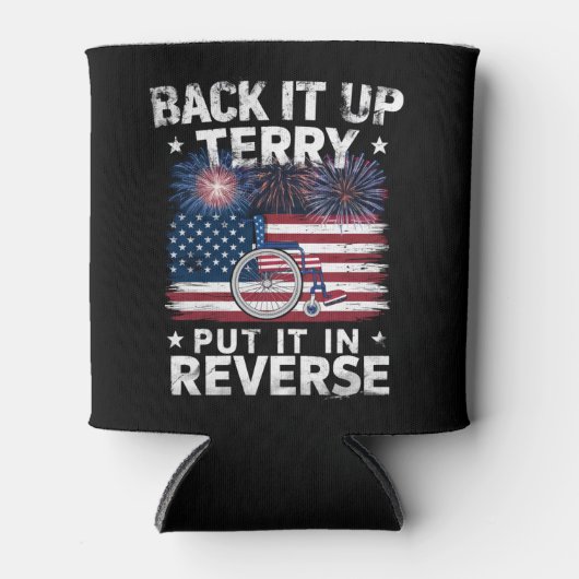 Backup Terry setzen Sie es in umgekehrte Feuerwerk Dosenkühler (Vorderseite)