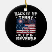 Backup Terry setzen Sie es in umgekehrte Feuerwerk Keramik Ornament (Vorne)