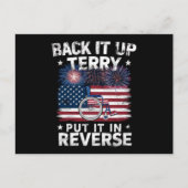 Backup Terry setzen Sie es in umgekehrte Feuerwerk Postkarte (Vorderseite)