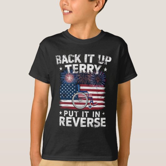 Backup Terry setzen Sie es in umgekehrte Feuerwerk T-Shirt (Vorderseite)