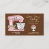 Backutensid Konditorei Koch Bäckerei Visitenkarte (Vorderseite)