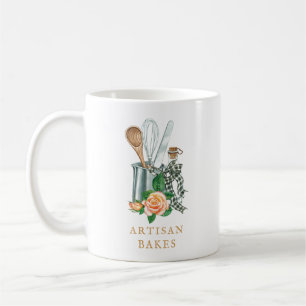 Backutensilien Bäckerei Bäcker Kaffeetasse