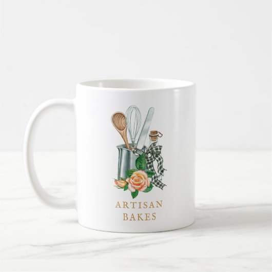 Backutensilien Bäckerei Bäcker Kaffeetasse (Links)