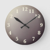 BACKWARD CLOCK RUNDE WANDUHR (Vorderseite)