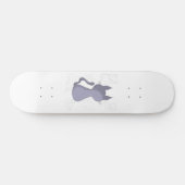 Backward Shy Cat Duvet Cover Skateboard (Horizontal)