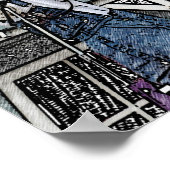 Backwards Bluegrass Poster (Ecke)