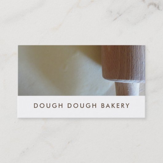 Backwaren, Bäckereien, Bäckerei Visitenkarte (Vorderseite)