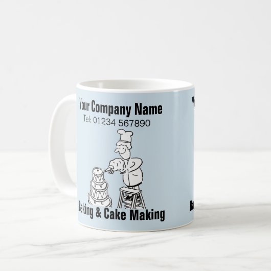 Backwaren & Backwaren Business Kaffeetasse (Vorderseite Links)