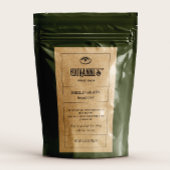 Backwaren Brot Mix Etikett Brown Kraft Papier