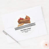Backwaren Business Dessert Packprodukt Runder Aufkleber (Umschlag)