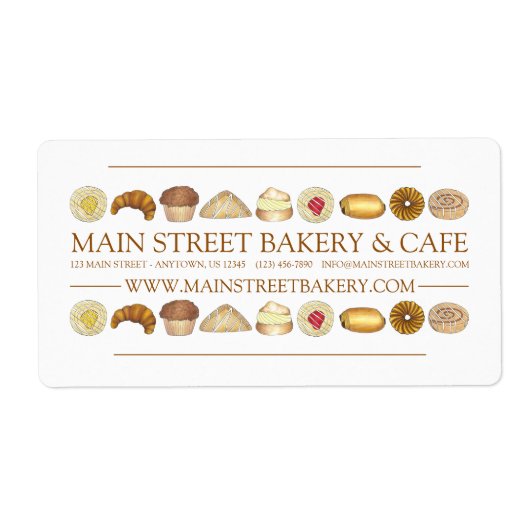 Backwaren Croissant Donut Muffin Pastrie (Vorne)