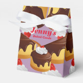 Backwaren Custom Zelt Gevor Box Lila Geschenkschachtel (Vorderseite)