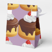 Backwaren Custom Zelt Gevor Box Lila Geschenkschachtel (Rückseite)