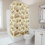 Backwaren Duschvorhang (Beispiel)