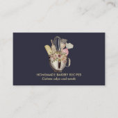 Backwaren für Navy Koch kochen Visitenkarte (Vorderseite)
