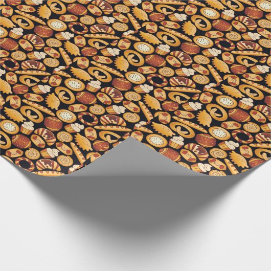 Backwaren Geschenkpapier (Ecke)