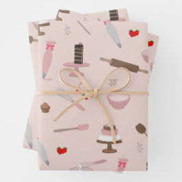 Backwaren & Kochen Backwaren Kochen Geschenkpapier Set