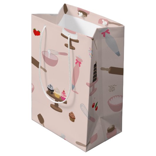 Backwaren & Kochen Backwaren Kochen Mittlere Geschenktüte (Rückseite Schrägansicht)