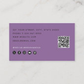 Backwaren & Kochen Backwaren Kochen QR Code Visitenkarte (Rückseite)