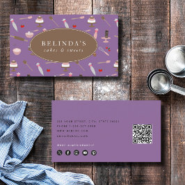 Backwaren & Kochen Backwaren Kochen QR Code Visitenkarte