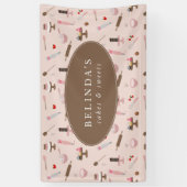 Backwaren & Kochutensilien Backwarengeschäft Unter Banner (Vertikal)