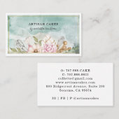 Backwaren Konditorei Koch Aquarell Backwerkzeuge Visitenkarte (Vorne/Hinten)